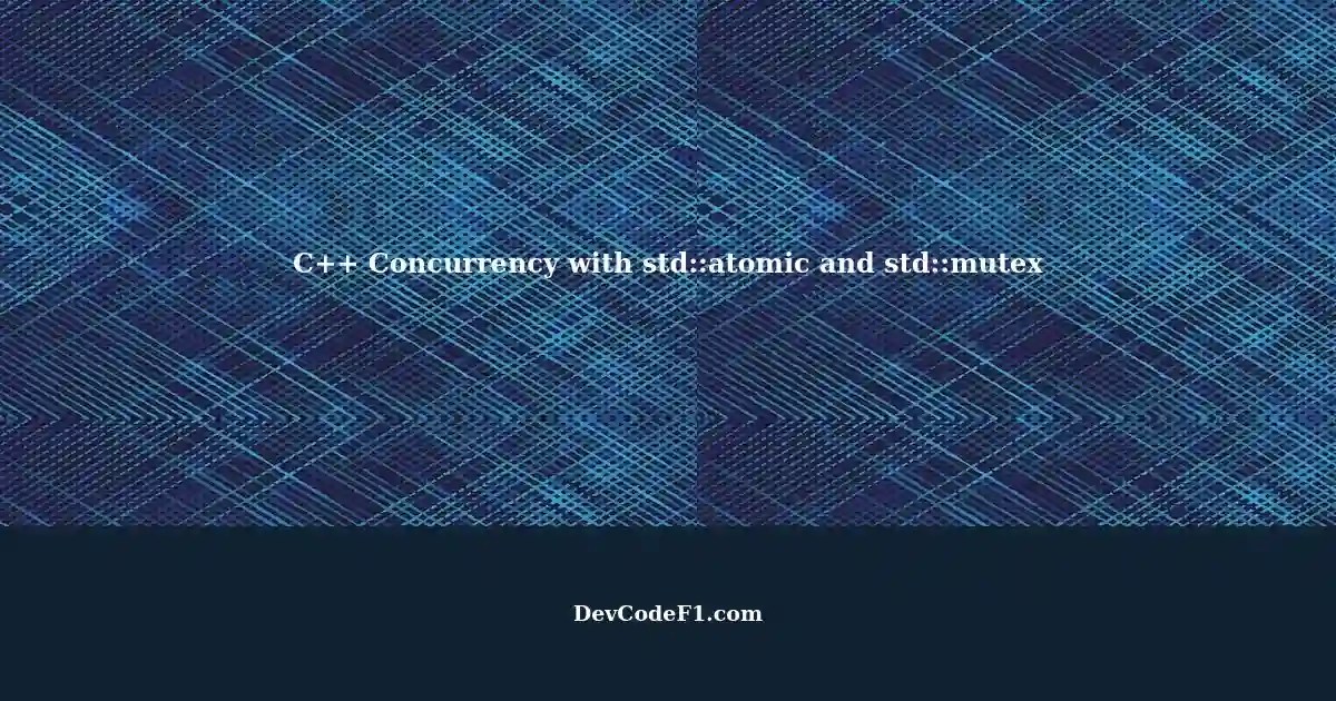 Understanding stdatomic and stdmutex in C++ Concurrency