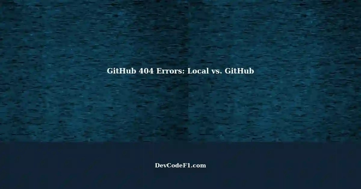 GitHub Resolving 404 Errors when Calling Second Page Locally vs. on GitHub