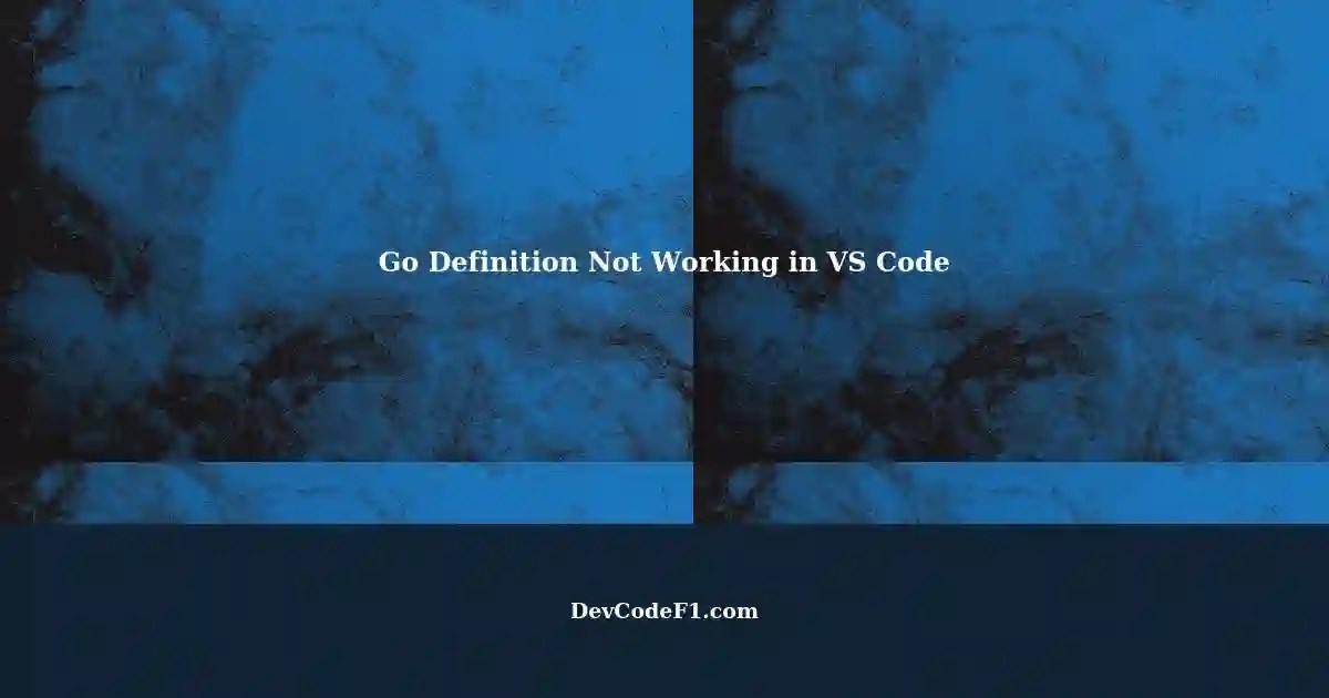 Go Definition Not Working in VS Code with Robot Framework Language Server