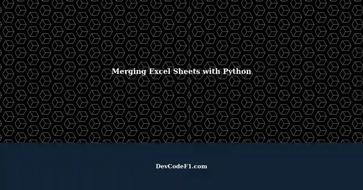Merging Excel Sheets with Different Number of Rows using Python and One