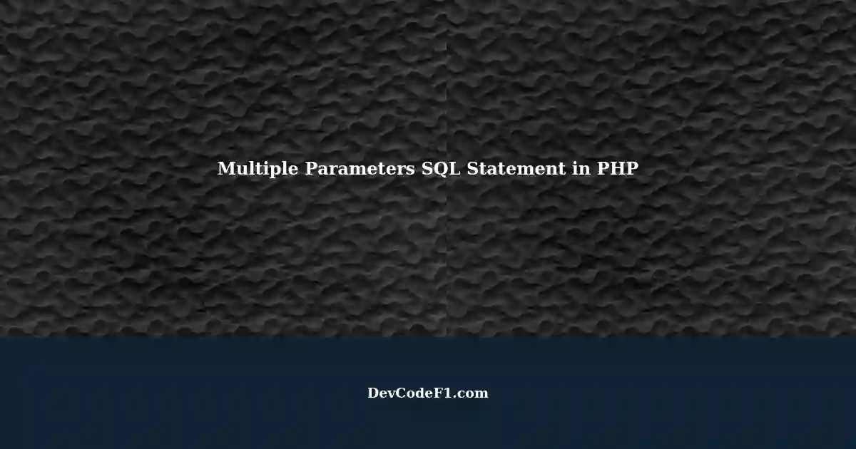 Inserting Multiple Parameters in a SQL Statement without Single Quotes