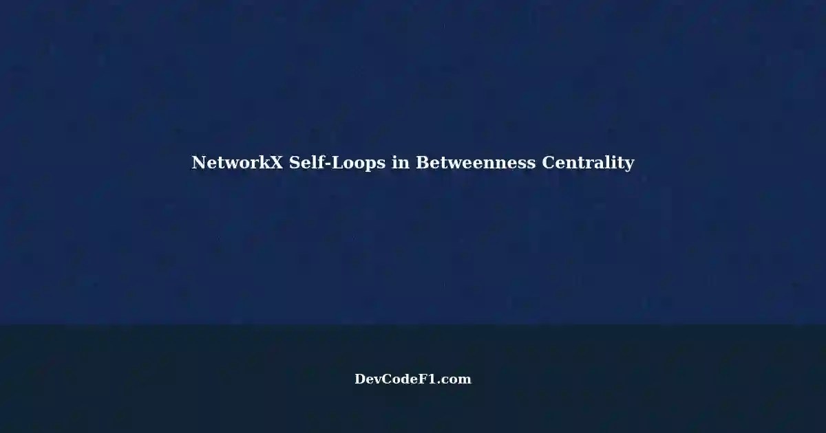 Does NetworkX's Weighted RandomWalk Betweenness Centrality in Python