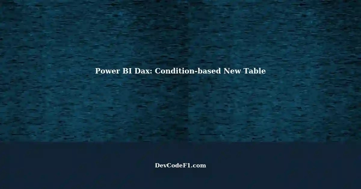 Using SELECTEDVALUE() and FILTER() Function in Power BI Dax Creating a