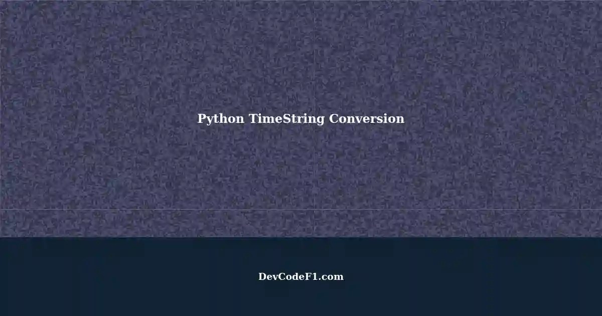 Converting Local Date to TimeString in Python using datetime object and