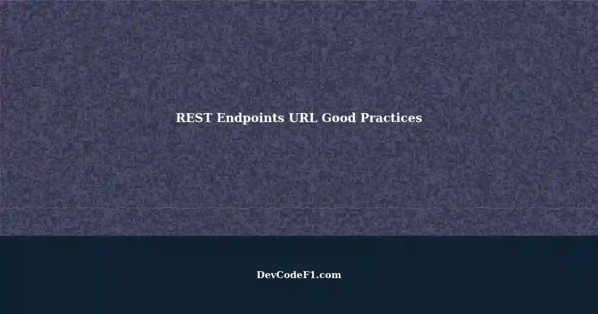 Best Practices for Designing REST Endpoints URLs for File Uploads in a