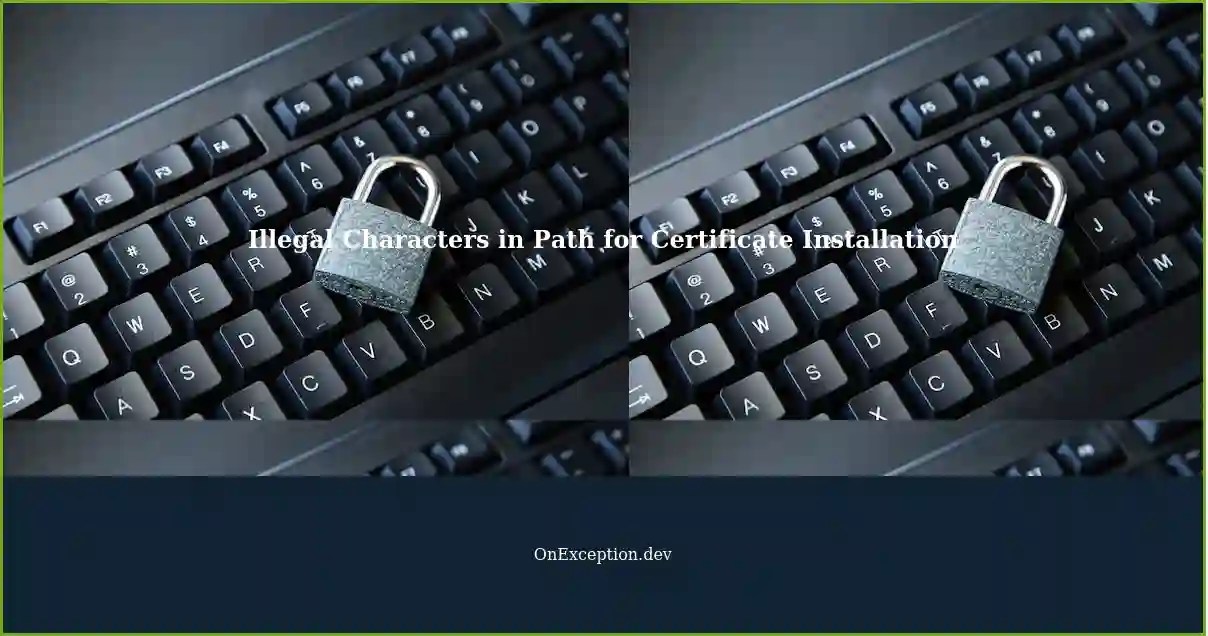 System.ArgumentException Illegal characters in path. Calling Resource