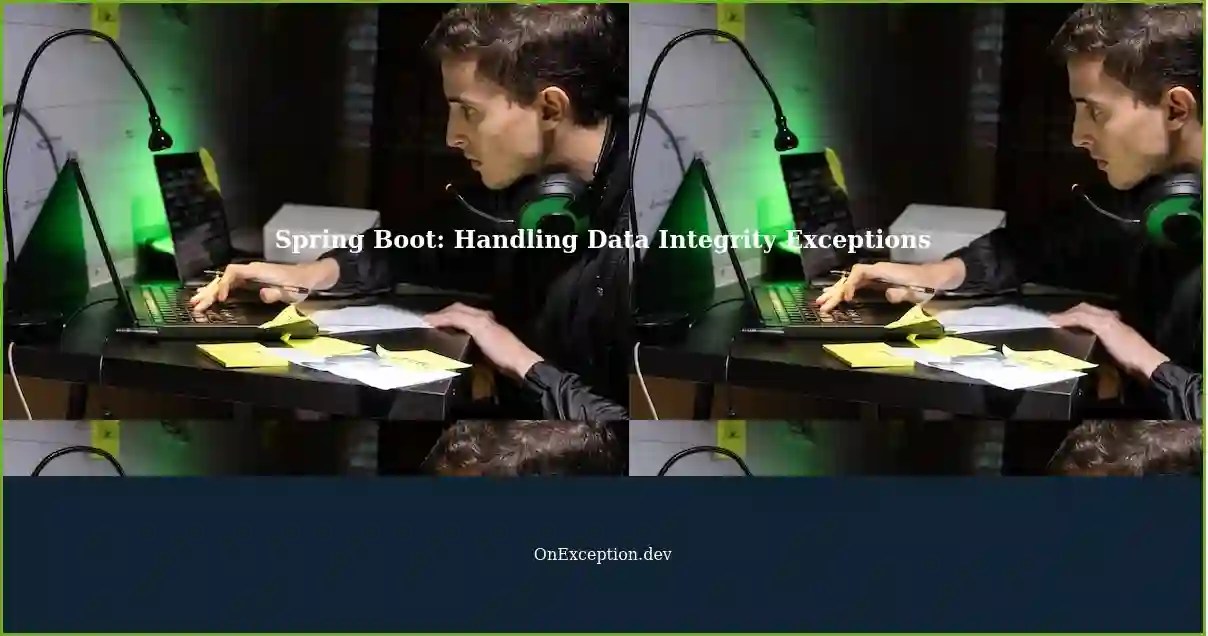 Error Handling Data Integrity Violations with Spring Boot
