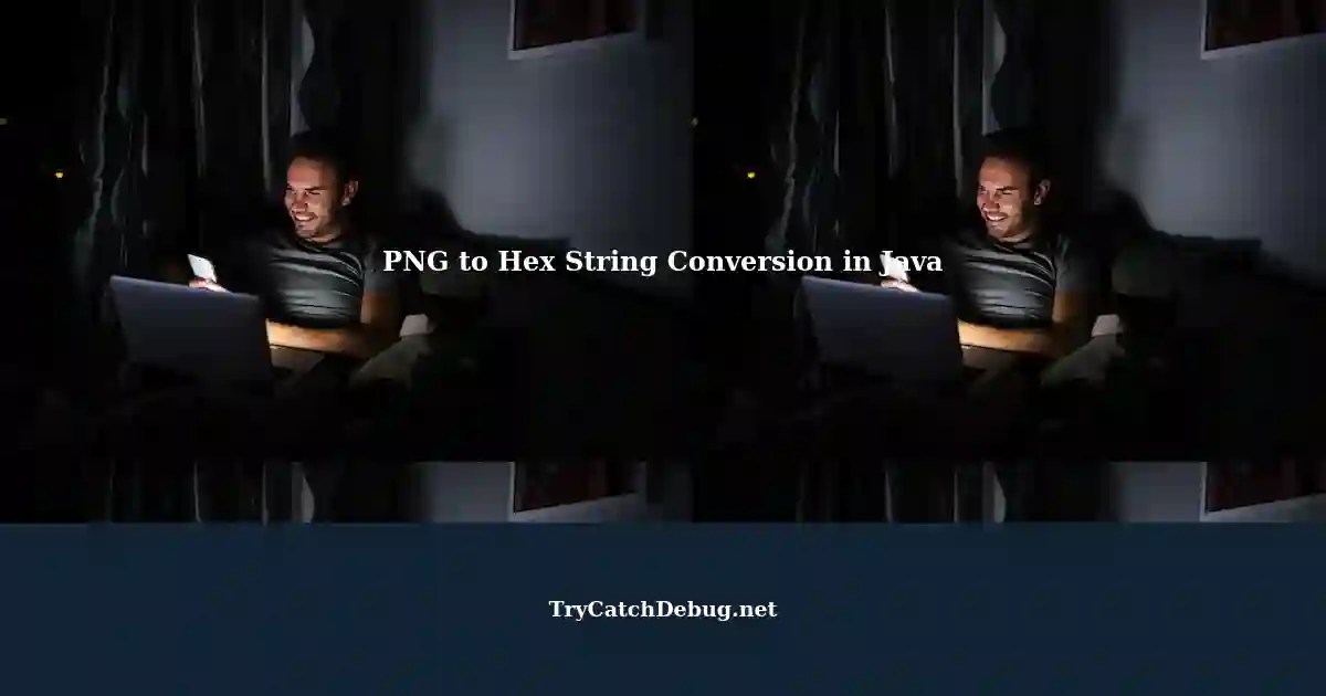 Convert PNG Bitmap to Custom Hex String in Java