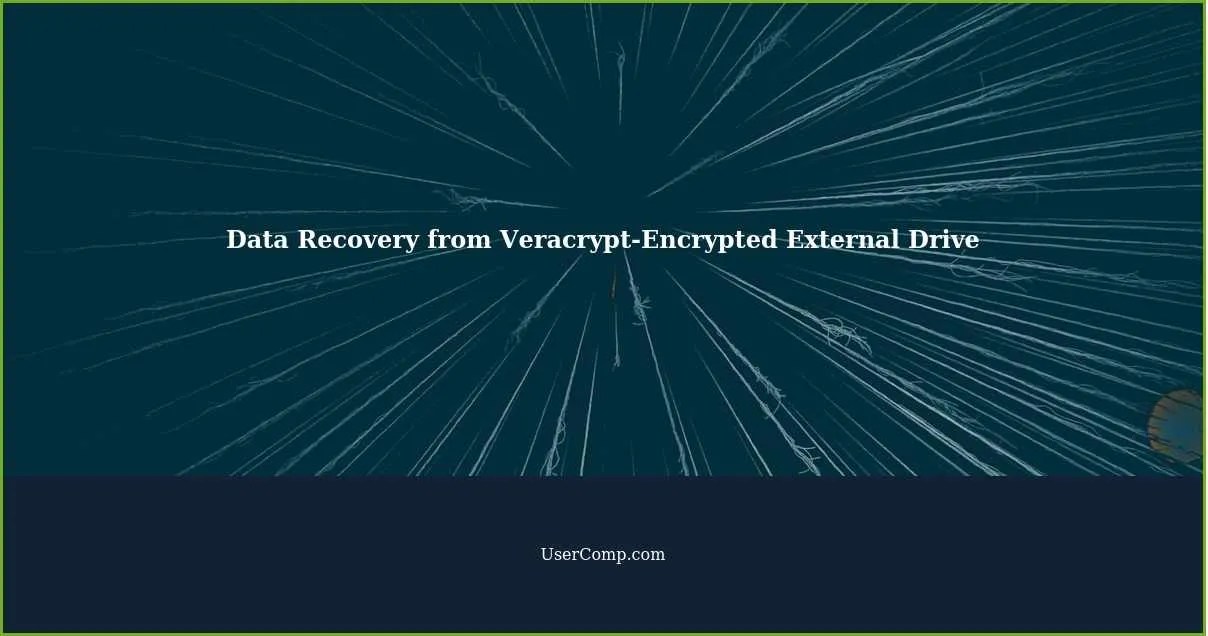 Data Recovery from VeracryptEncrypted External Drive After Power Fluctuation