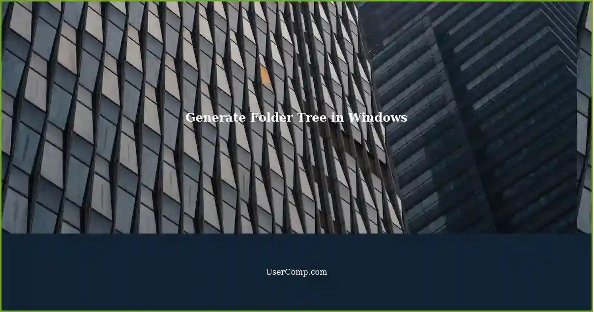 Generate Folder Tree with Maximum Number of Listed Files in Subfolder