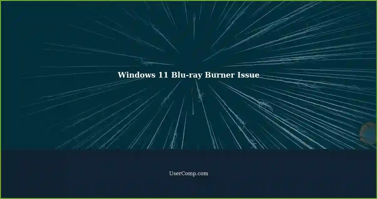 Windows 11 Not Recognizing Bluray Burners Symptoms and Solutions
