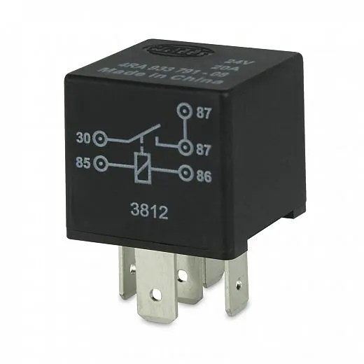 Car Electrical Relays CARGO 12V 5 PIN COMPACT MICRO MINI RELAY CHANGE OVER 15/25A WITH DIODE 160366