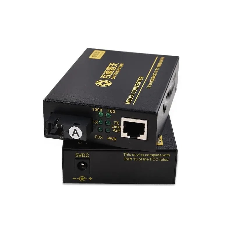 Do fiber media converters have to be used in pairs? BTPON