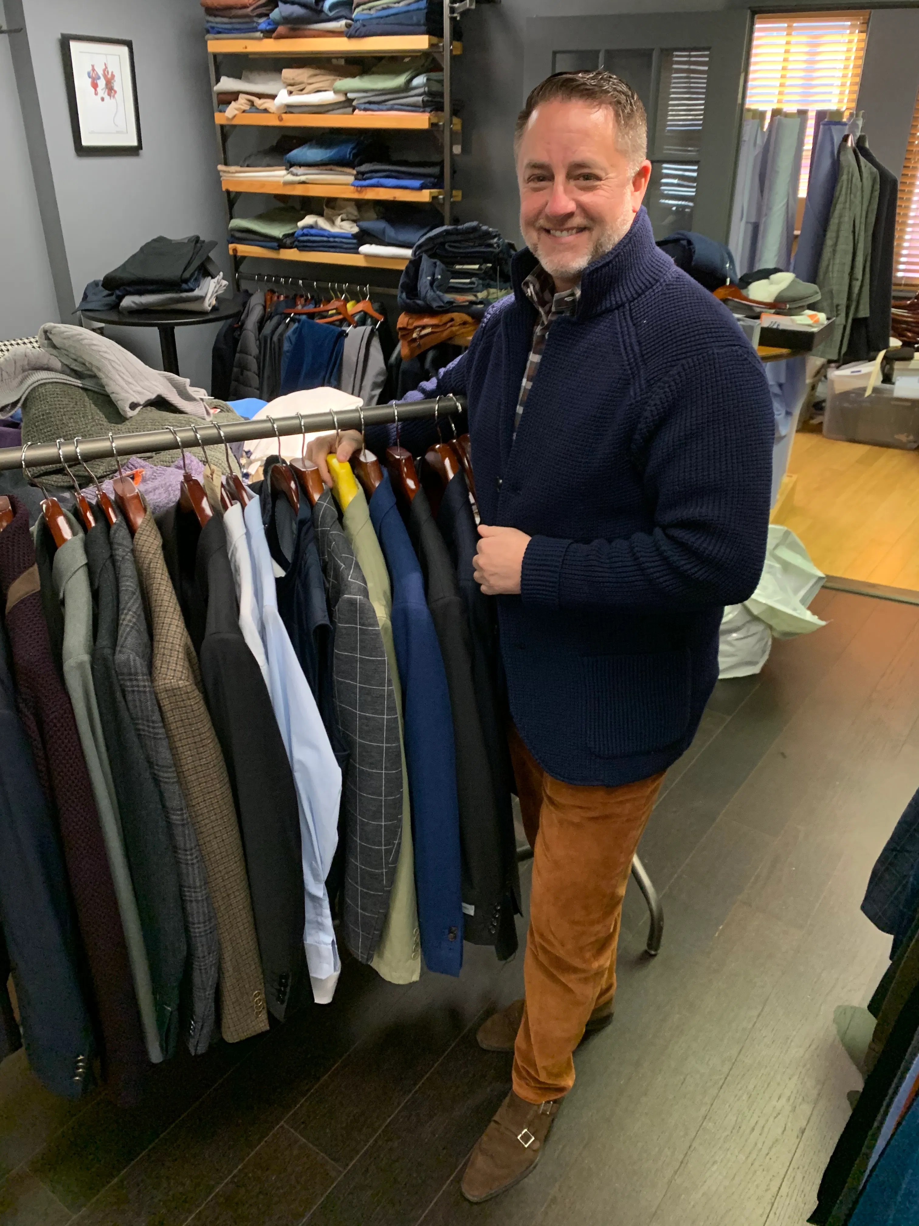 Stepping Up Marc Allen Fine Clothiers donating 100K in clothes to