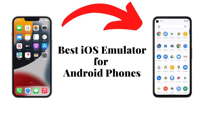 Emulate ios on android