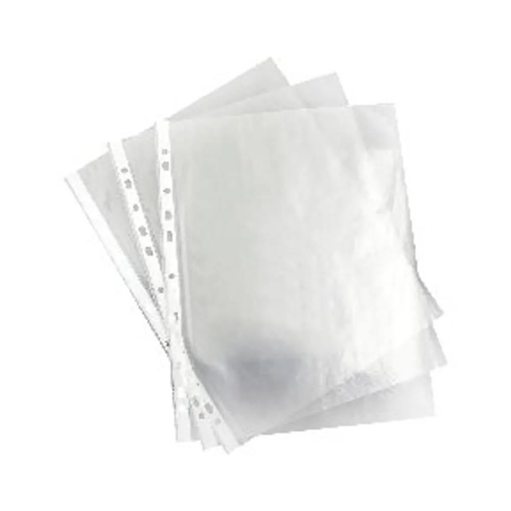 A4 Clear 35 Micron Punched Pocket (100 Pack) 270486 WX24001