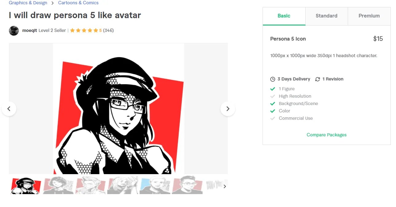 How And Where to Commission Persona 5 Art