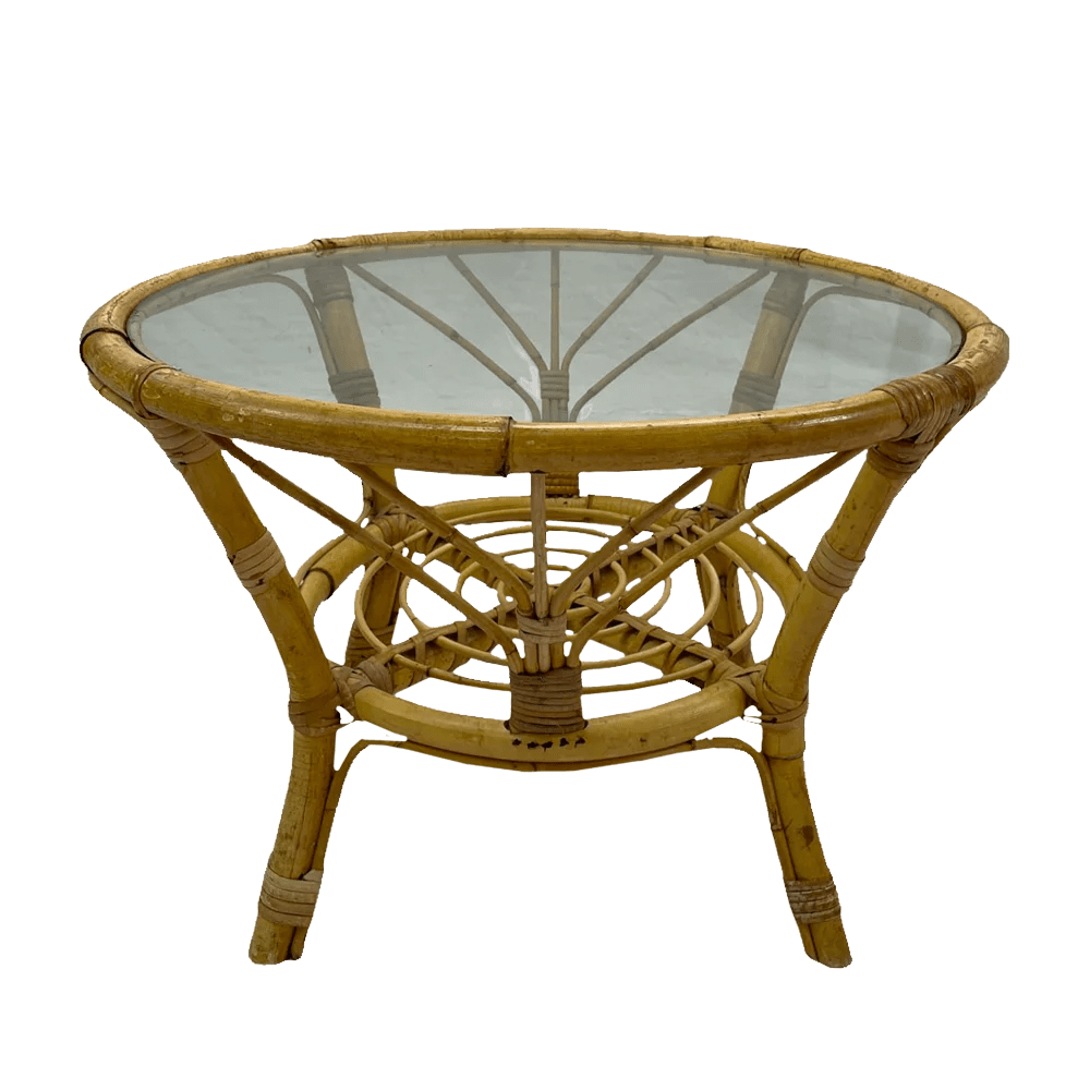 Cane Coffee Occasional Tables Array Wedding and Event Hire