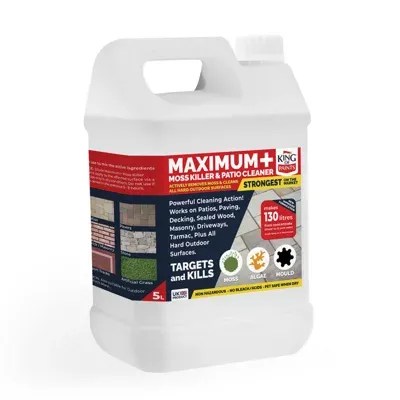 King of Paints Moss Killer For Driveways Concentrate Strongest On The