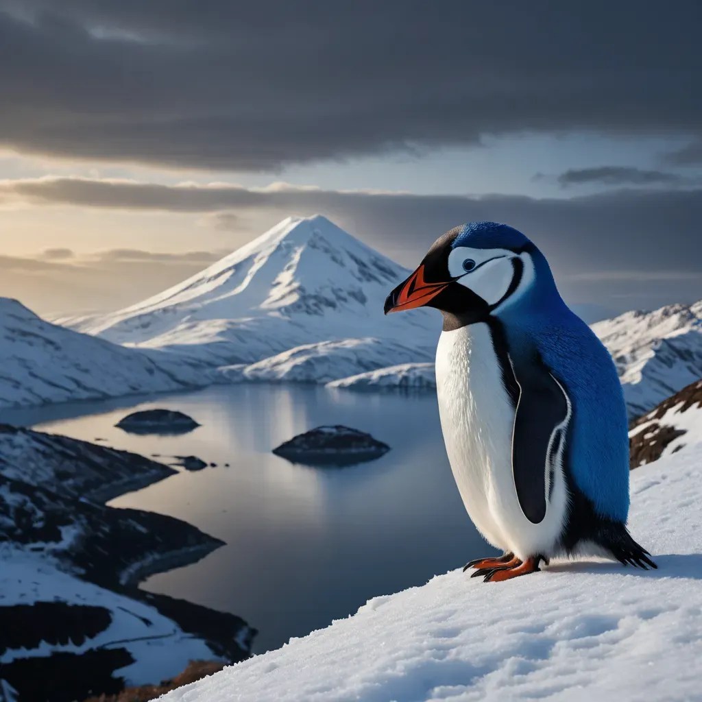 El Pingüino Cruz Azul que Aprendió a Volar