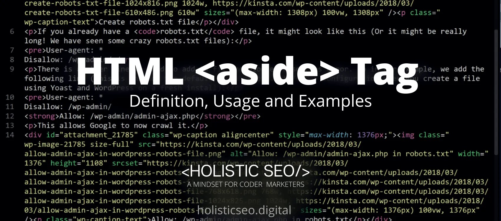 HTML Tag Definition, Usage and Examples Holistic SEO
