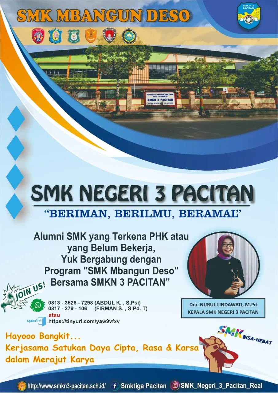 SMK 3 Pacitan, Launching Program Bangun Desa