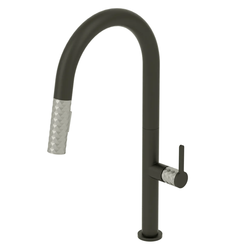 Shop Tenzo, SingleHandle Kitchen Faucet Calozy Matte Black