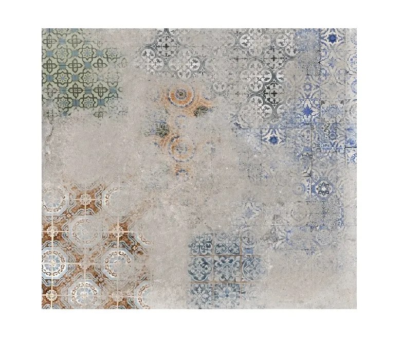 Shop 24x24" Living Hidraulico Porcelain Tile Fog (Price Per Square