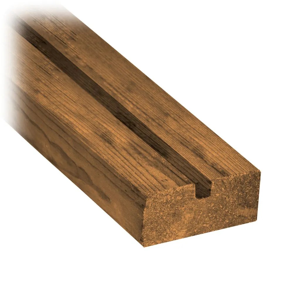 Shop 2x4x8' Grooved Sienna Pressure Treated Lumber at Downtown Lumber