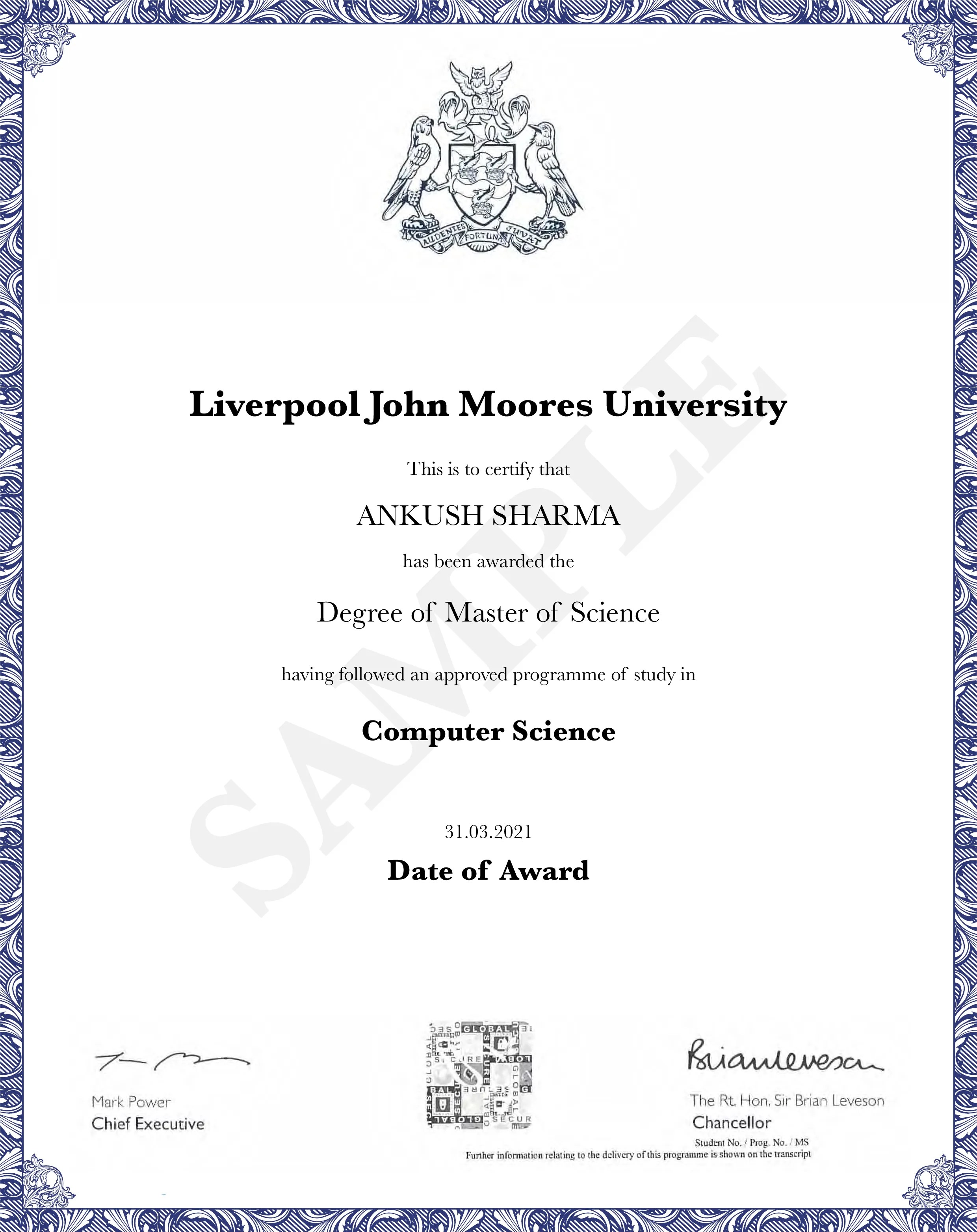Computer Science Degree Liverpool / About Department Of