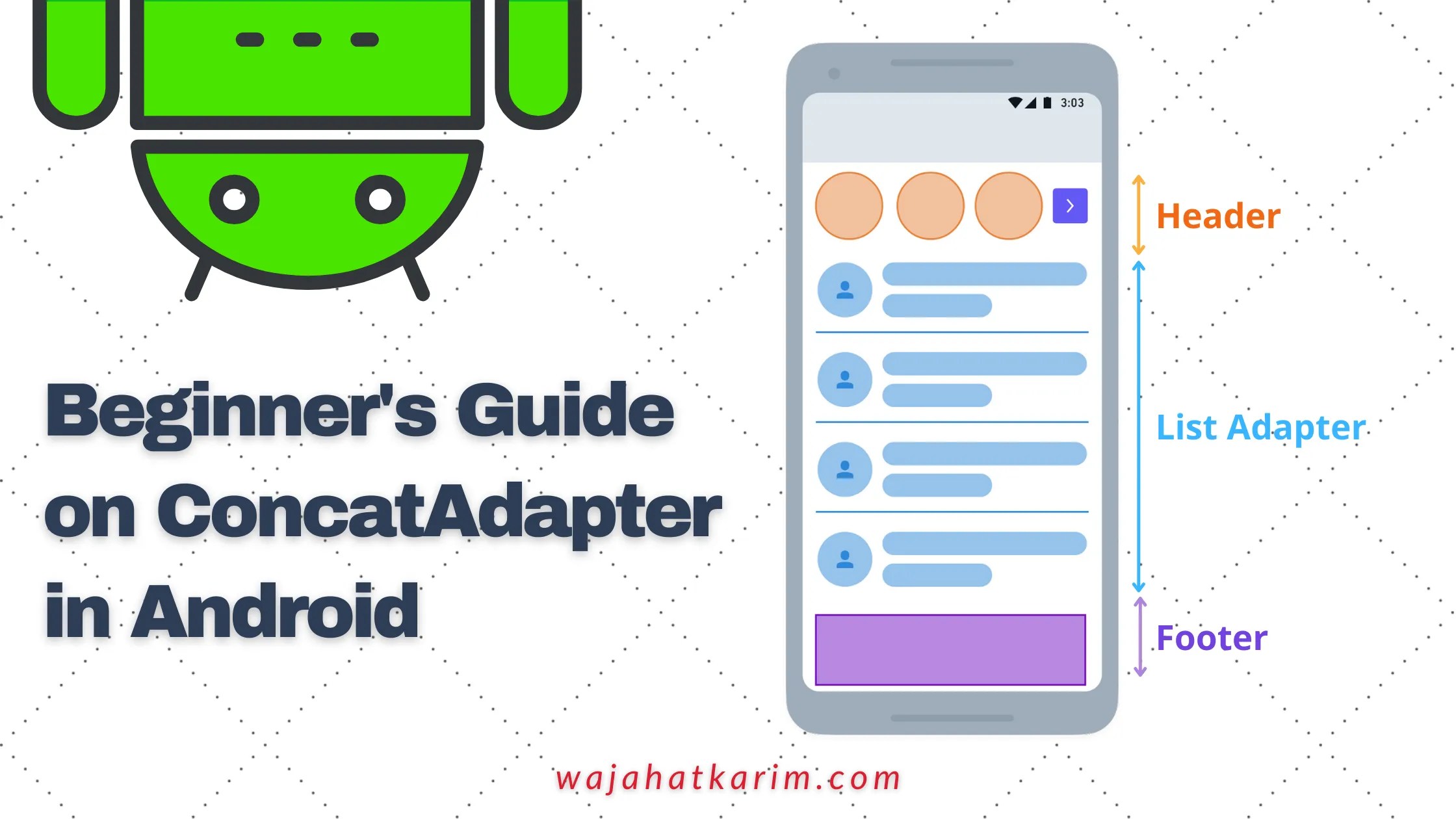 Beginner's Guide on ConcatAdapter in Android