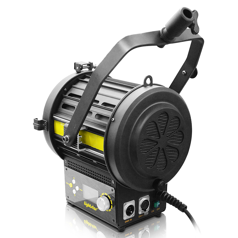 120 Watt Daylight LED Fresnel Light w/ DMX (Lightstar) Includes Barn