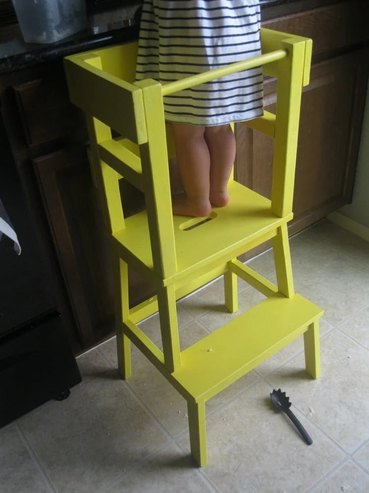 DIY Learning Tower with IKEA BEKVÄM Step Stool IKEA Hackers