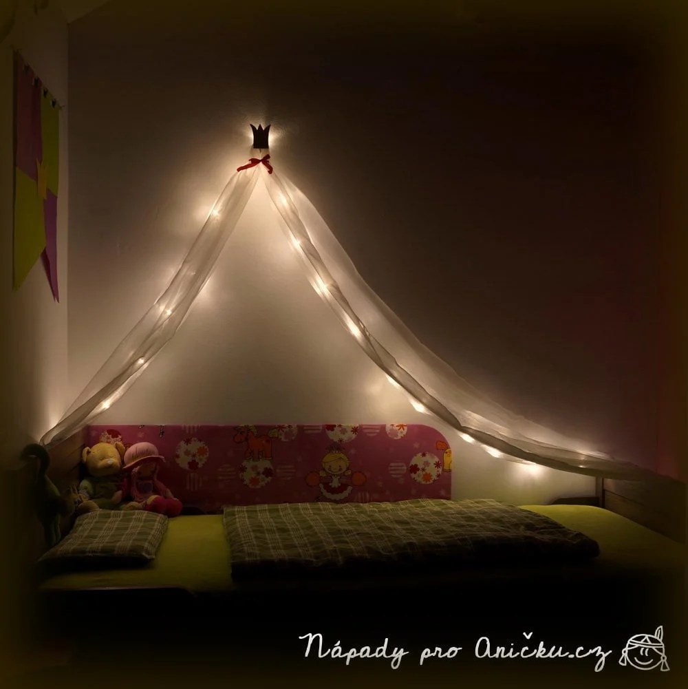 Easy canopy for little princess IKEA Hackers