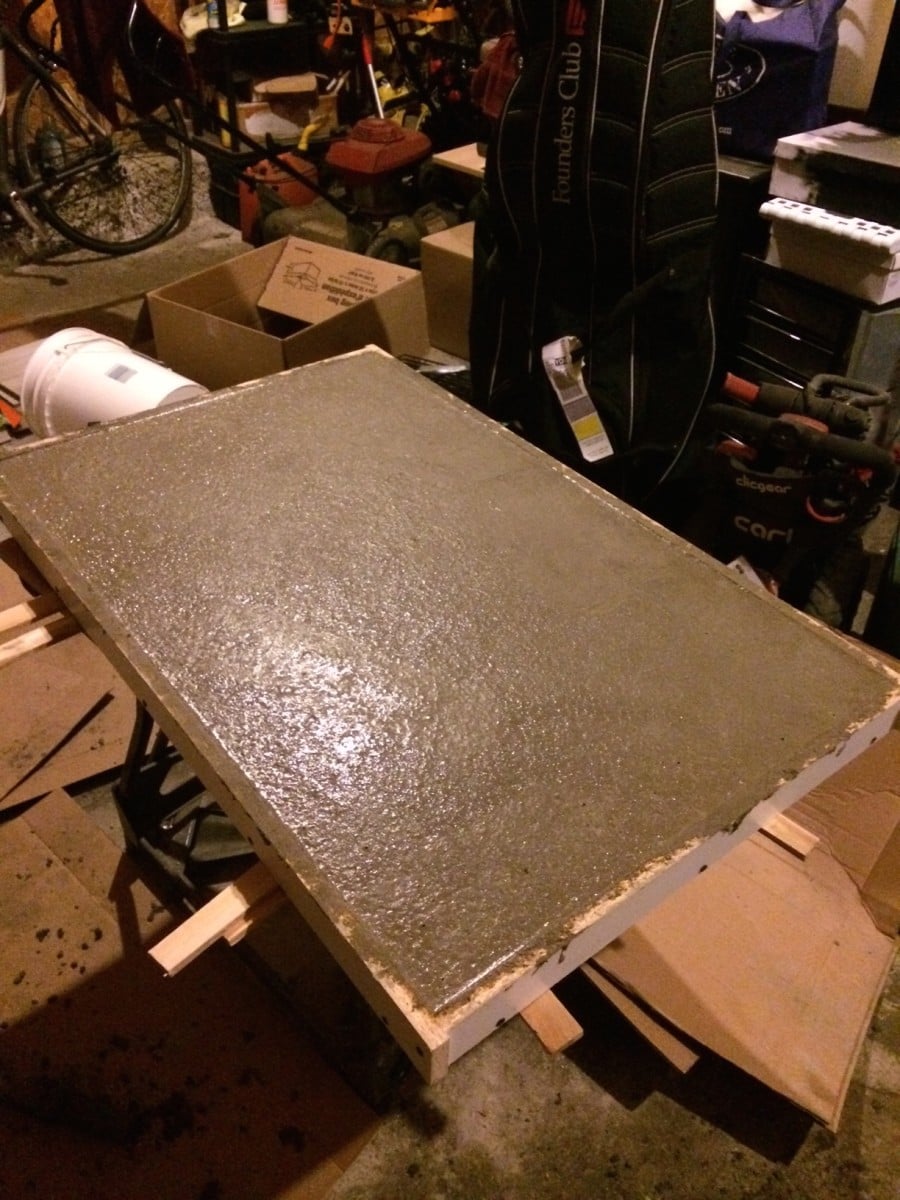 Concrete Coffee Table IKEA Hackers