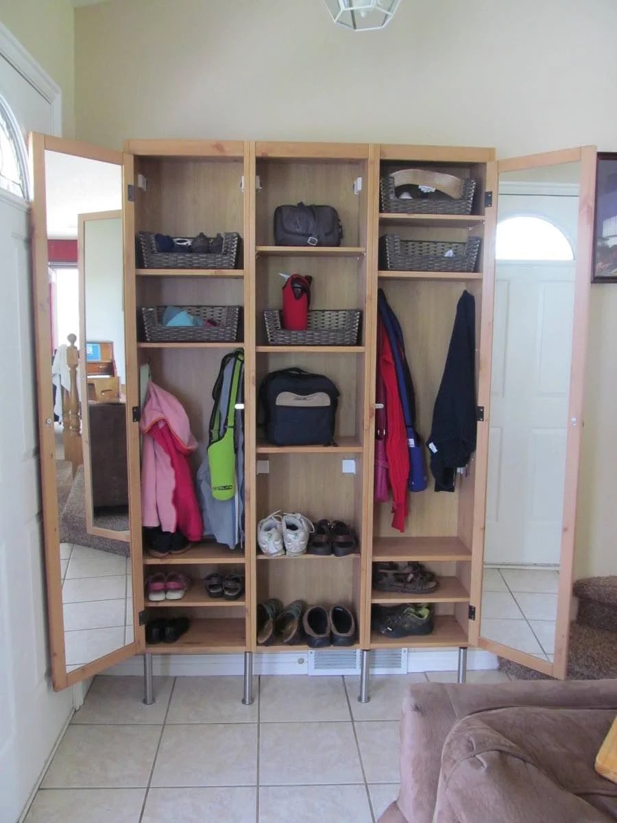 Easy hack for an IKEA PAX hallway closet IKEA Hackers