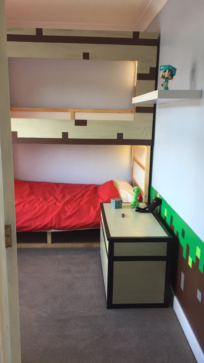 IKEA KURA Minecraft decor bed hack IKEA Hackers