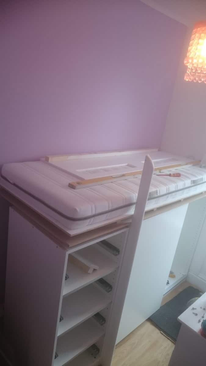 IKEA PAX wardrobe into cabin bed hack IKEA Hackers