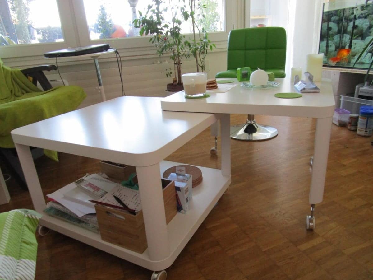 Double multiposition Tingby Coffee table IKEA Hackers