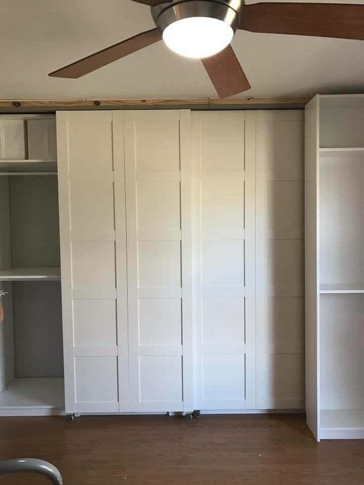 Pax Doors On Billy Bookcase Packing the Pax & Blinding with a Billy IKEA Hackers