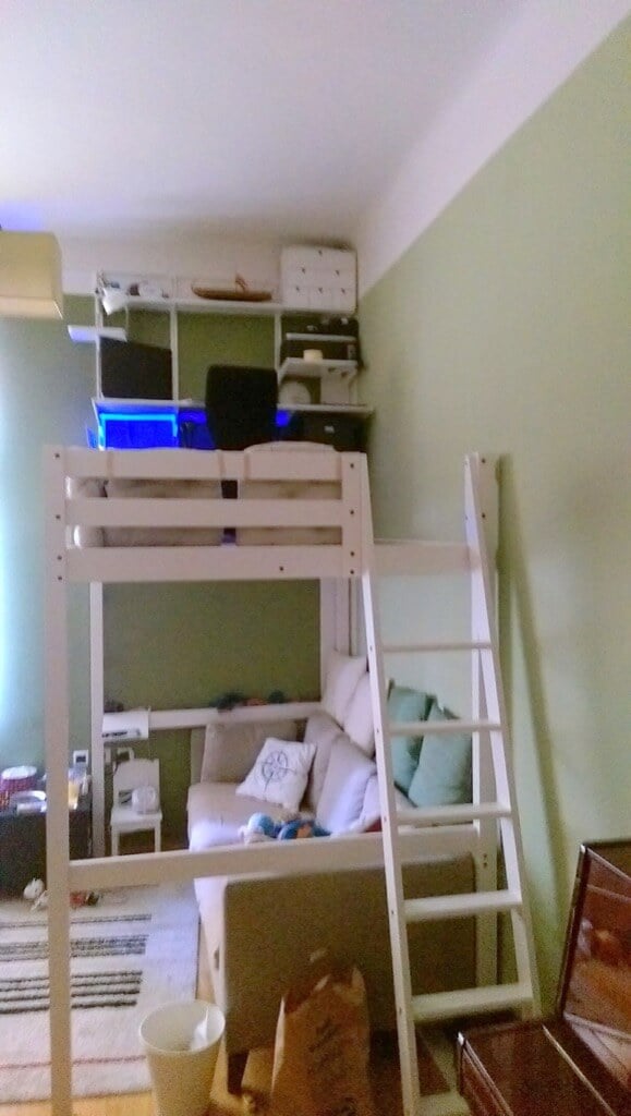 STORÅ loft bed to loft office IKEA Hackers