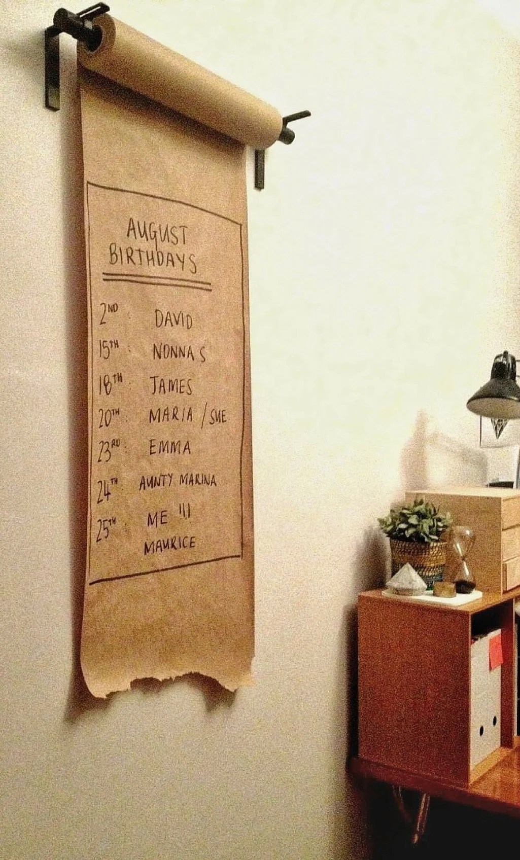 DIY Kraft Paper Holder and Dispenser IKEA Hackers