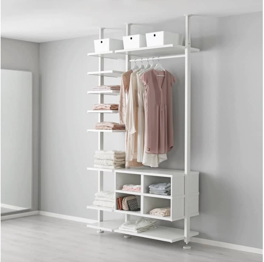 Pole System Wardrobe Ikea Wardobe Pedia