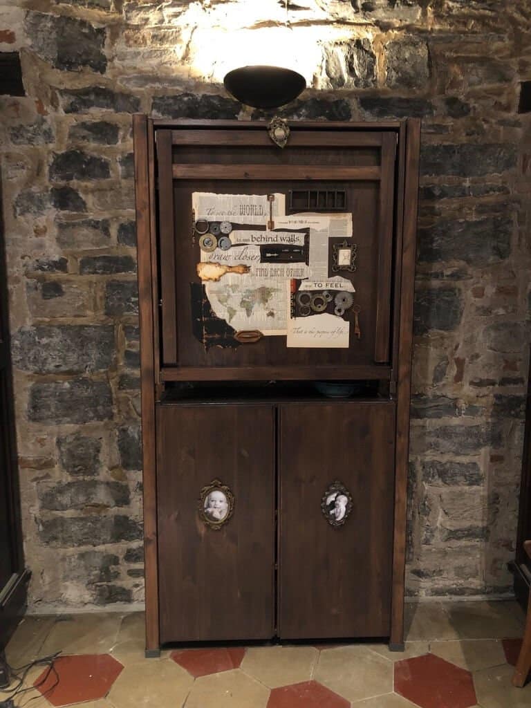 Art desk with storage for tiny studio space IKEA Hackers