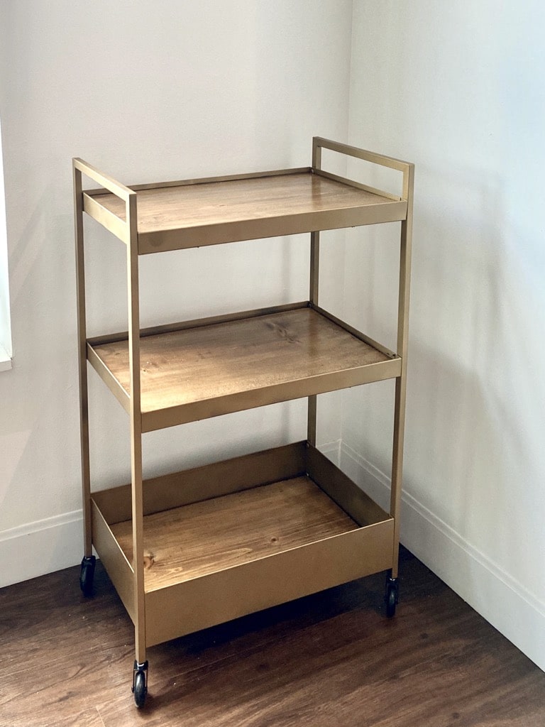 IKEA bar cart hack (That's not the usual gold & marble) IKEA Hackers