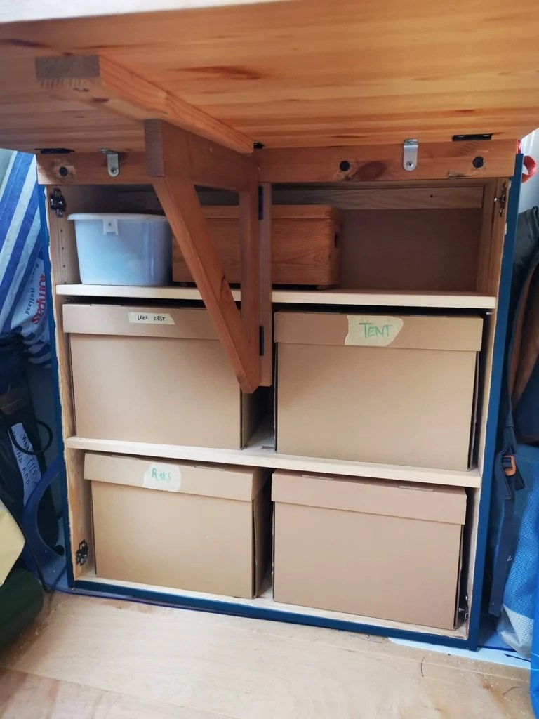 Make a drop leaf table with storage in 5 minutes LaptrinhX