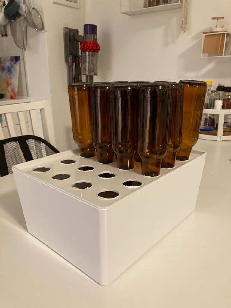 Allinone beer bottle drying rack, sanitizer and storage IKEA Hackers