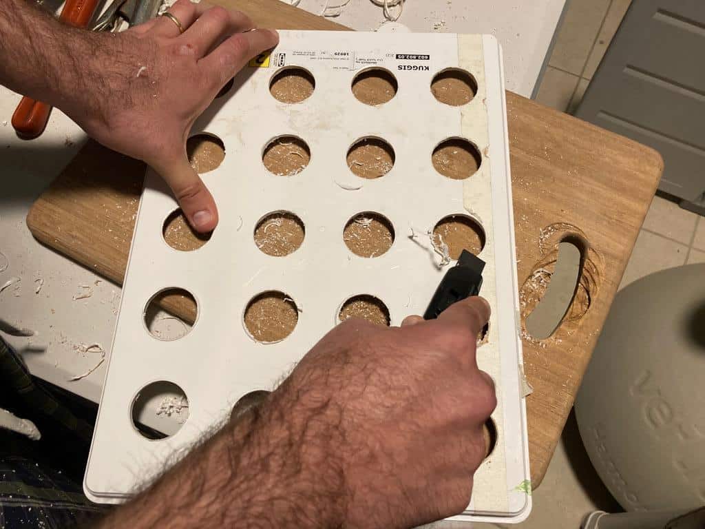 Allinone beer bottle drying rack, sanitizer and storage