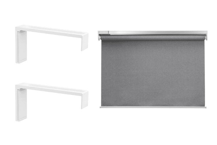 How to modify VIDGA curtain brackets for FYRTUR blind