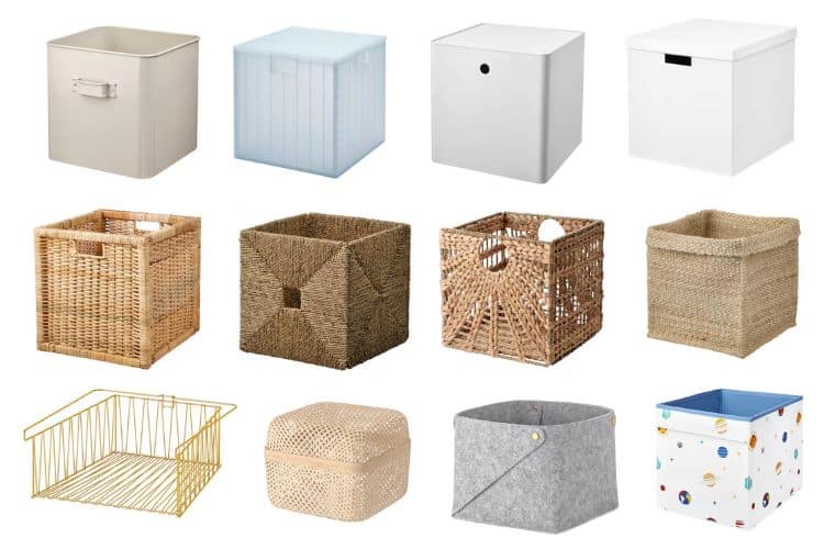 IKEA KALLAX shelf insert Easily divide the cube with these hacks